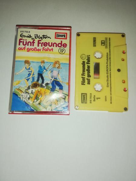 Fünf Freunde Folge 17 Auf großer Fahrt 5-fach Silber geschraubt Gelb 515752.8 Europa(Blau Oranges Cover) Kleines Fenster